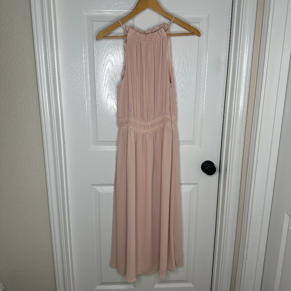 WOMEN'S H&M HALTER PINK DRESS US SIZE S
